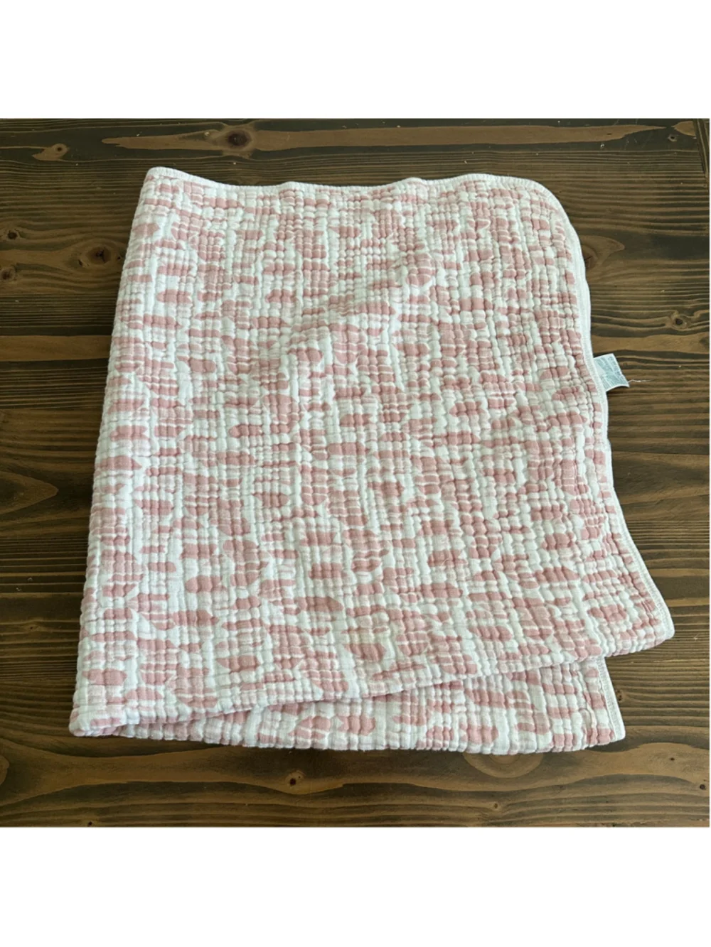 aden + anais Essentials Muslin Baby Blanket Pink Swan 100% Cotton Security Blank